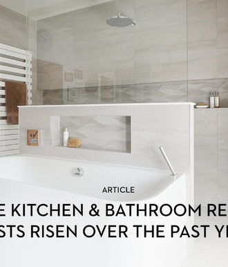 Why have kitchen/bathroom renovation costs risen over the past year?