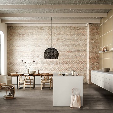 bulthaup b3 kitchen within a contemporary open-plan living space