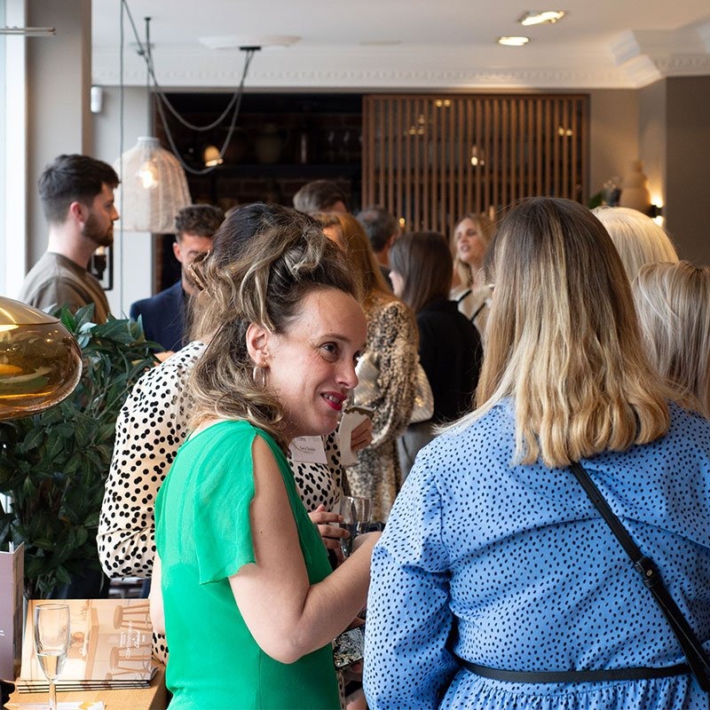 Networking event at the Hobson’s Choice Bath design studio