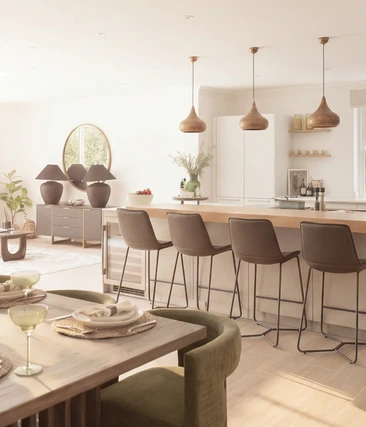 Neutral Luxe Kitchen
