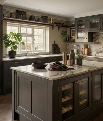 Why are materials, not paint, becoming the new feature walls?