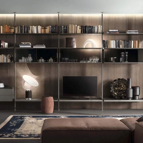 Rimadesio Zenit modular bookcase and shelving system