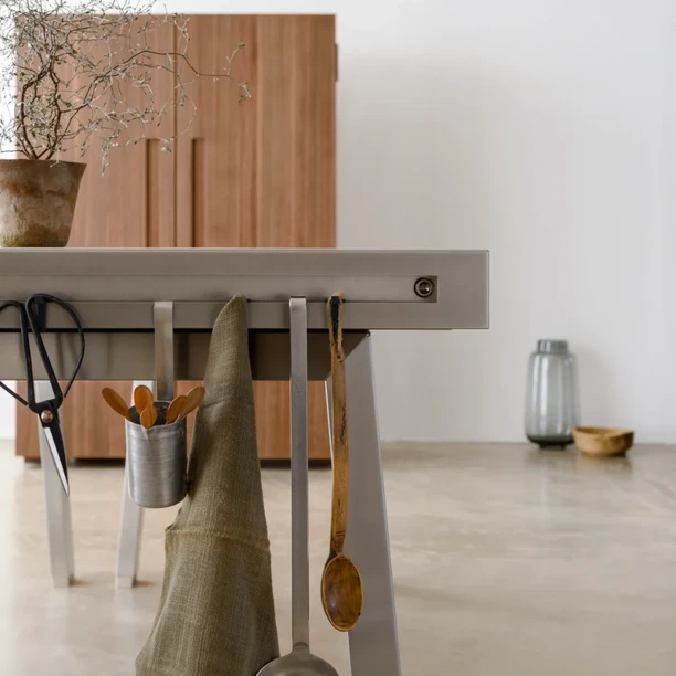 bulthaup b2 kitchen workbench with accessories
