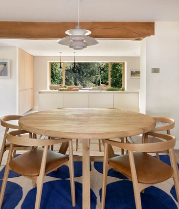 Light Oak Kitchen in a Country Home
