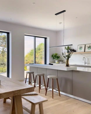 Characterful Open Plan Kitchen Windows Carousel 4
