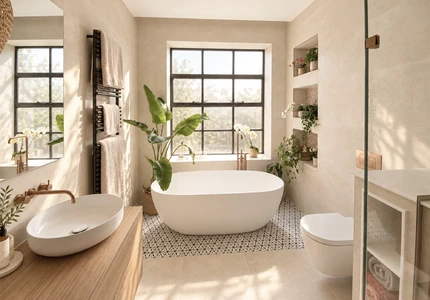 Nature Inspired Bathroom Bristol Master Ensuite 2000 Px 2
