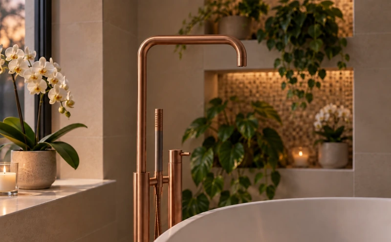 Bath Tub Mixer Tap Close Up Vola