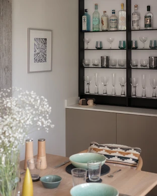 Narrow Kitchen Renovation With Garden Views 10
