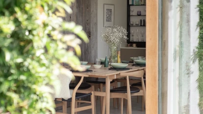 Narrow Kitchen Renovation With Garden Views 17