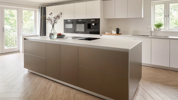 Luxury Kitchen In Sand Beige Gold 4