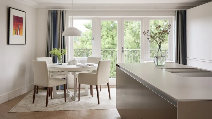 Luxury Kitchen In Sand Beige Gold 6