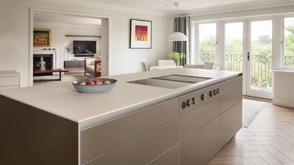 Luxury Kitchen In Sand Beige Gold 7