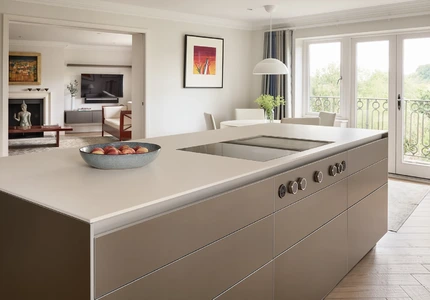 Luxury Kitchen In Sand Beige Gold 7