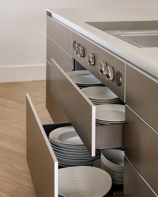Luxury Kitchen In Sand Beige Gold 17