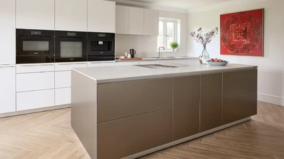 Luxury Kitchen In Sand Beige Gold 3