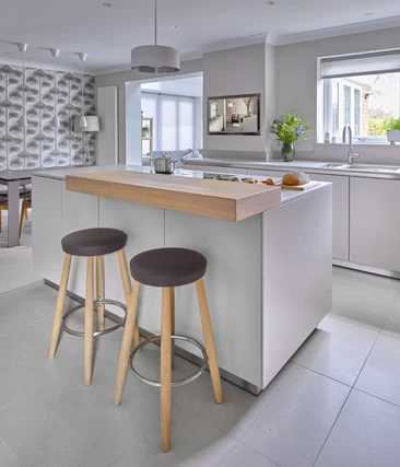 Gravel and Oak Kitchen