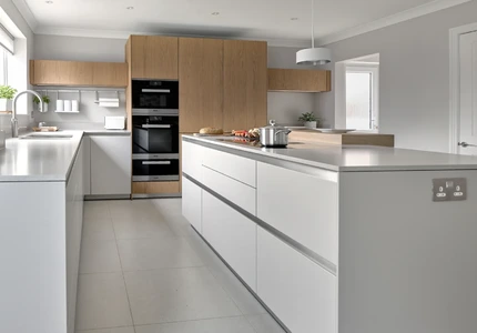 Bulthaup B 3 Gravel And Oak Kitchen Wide 3