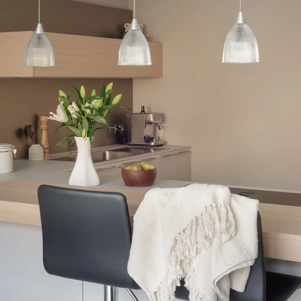 Sand Beige And Gravel Small Kitchen 6