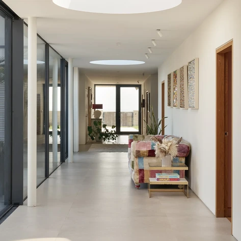 New Build Coastal Home With Grey Oak Kitchen Architecture