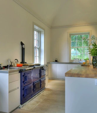 bulthaup kitchens with an Aga oven