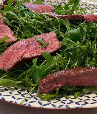 Beef Tagliata with Salsa Verde