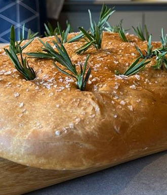 Foccacia with Rosemary & Sea Salt